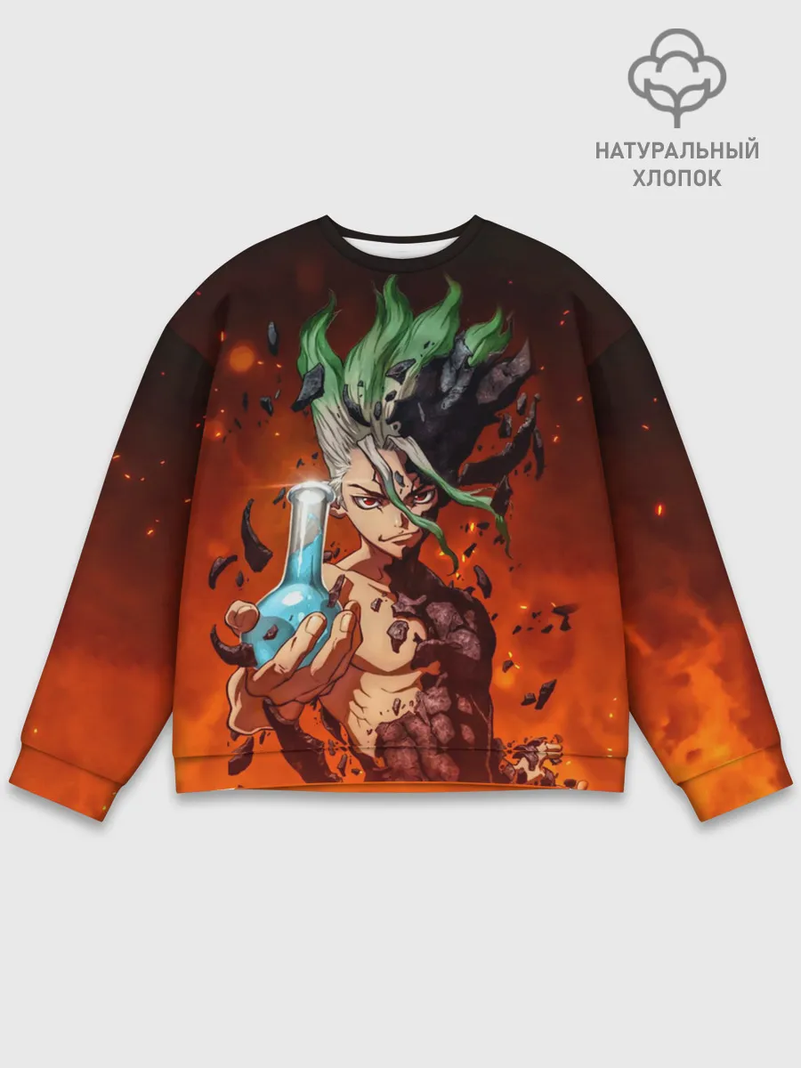 Мужской свитшот базовый / Доктор Стоун