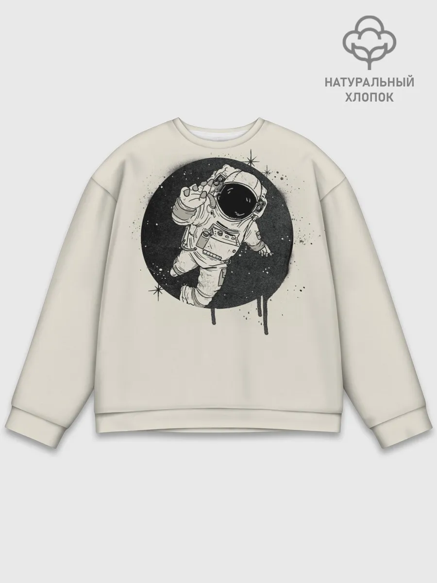 Мужской свитшот базовый / Тёмный космос