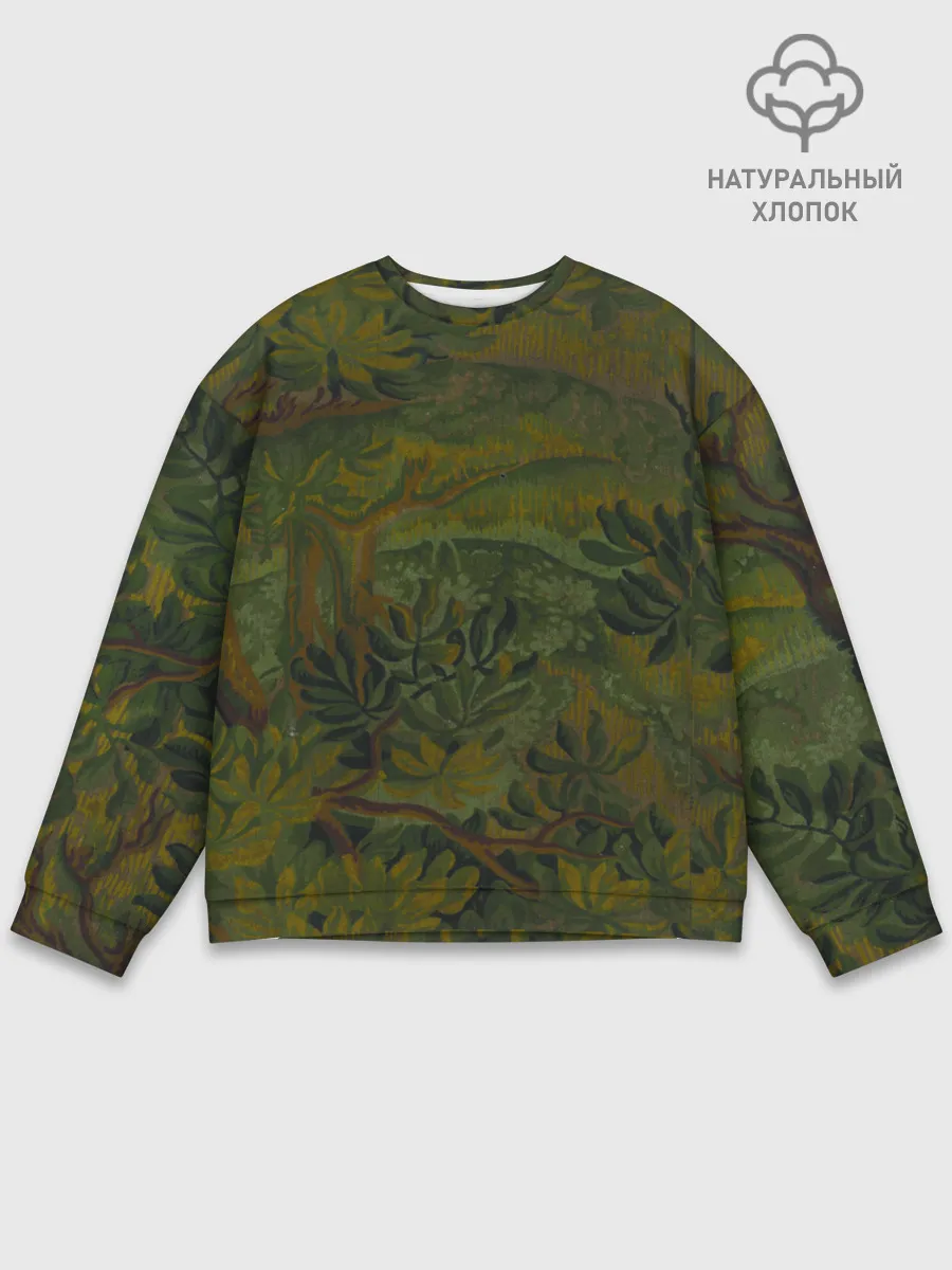 Мужской свитшот базовый / Зеркальный лес
