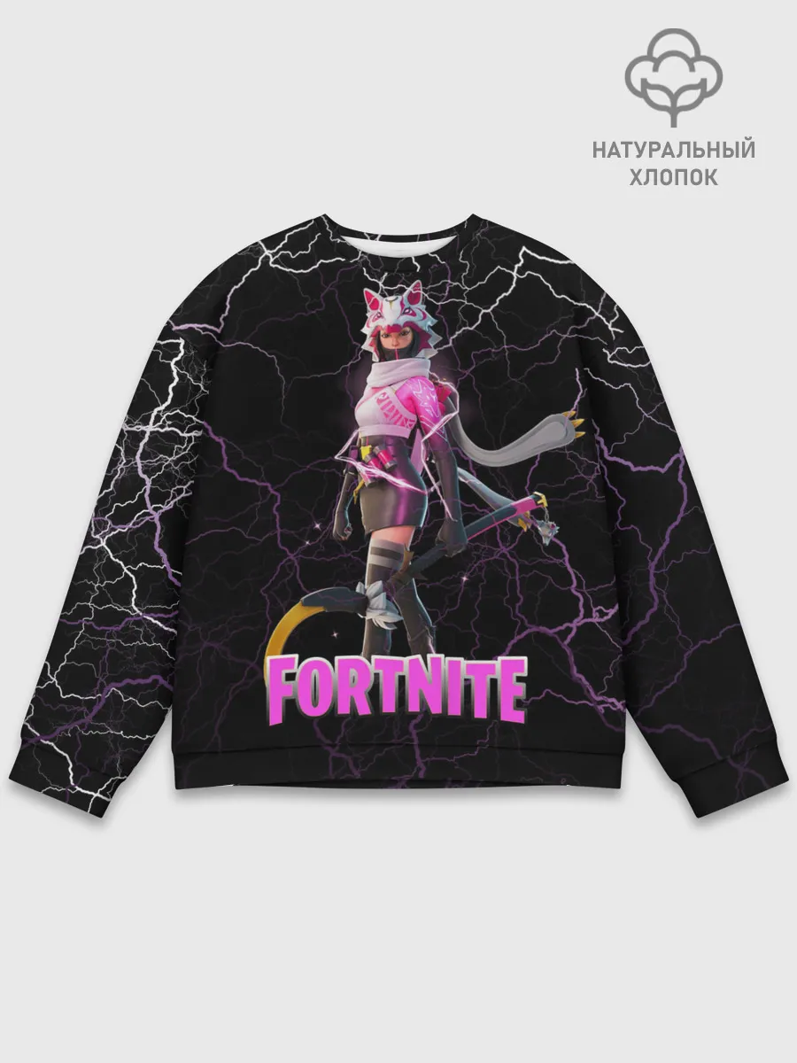 Мужской свитшот базовый / Vi Fox Fortnite