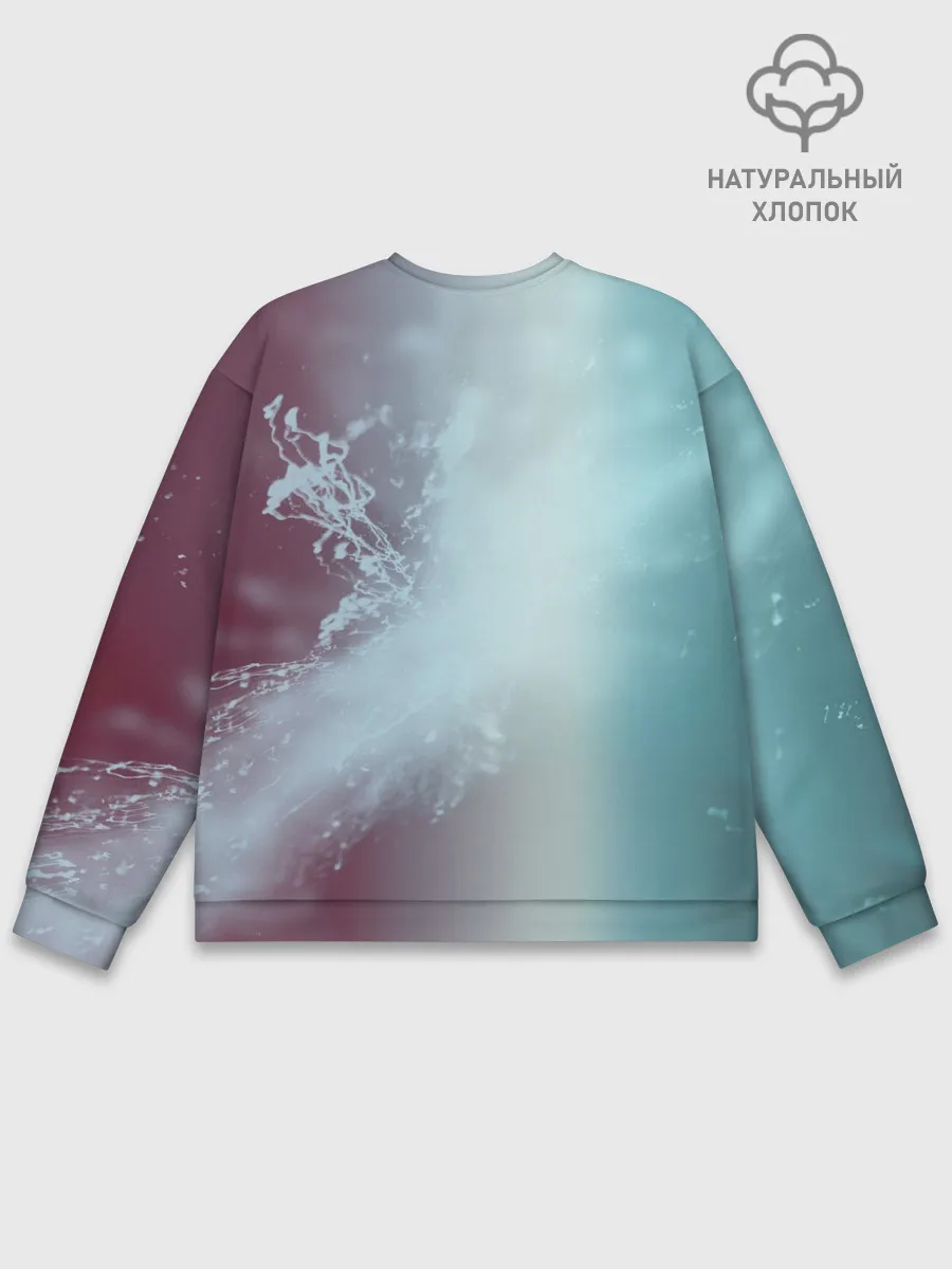 Мужской свитшот базовый / Cyberpunk 2077 | Джонни и Порш