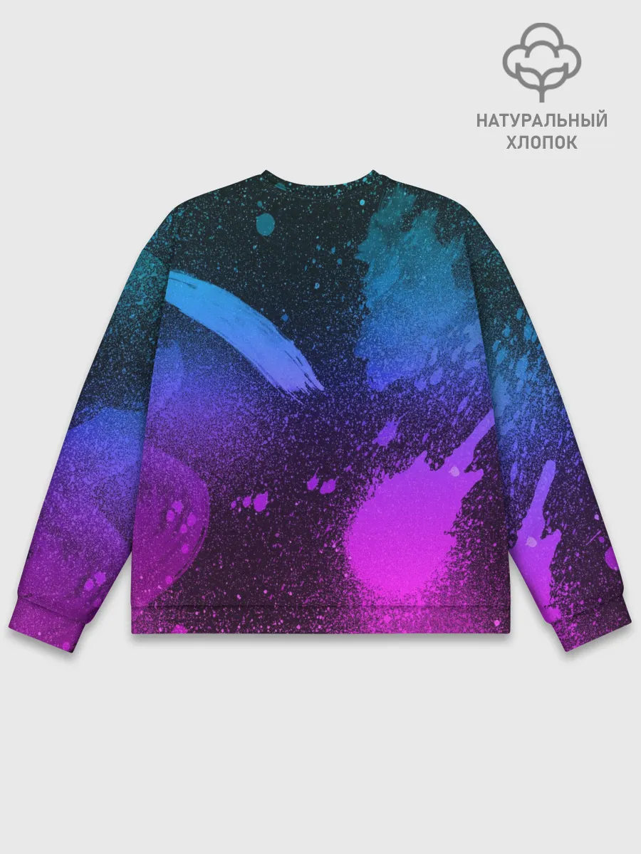 Мужской свитшот базовый / LAND ROVER NEON