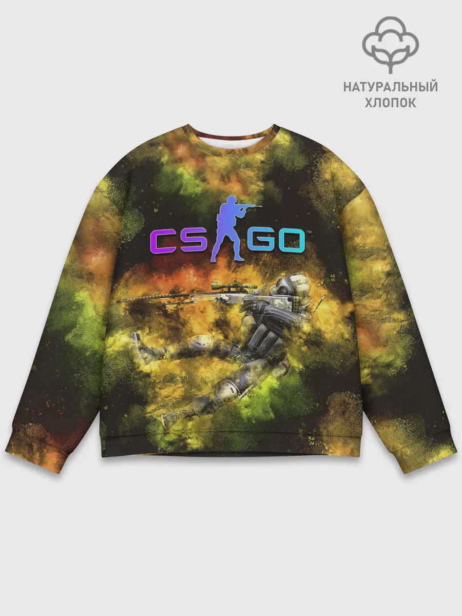 Мужской свитшот базовый / CS GO Gold dust