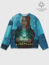 Мужской свитшот базовый / cuberpunk 2077 melisa