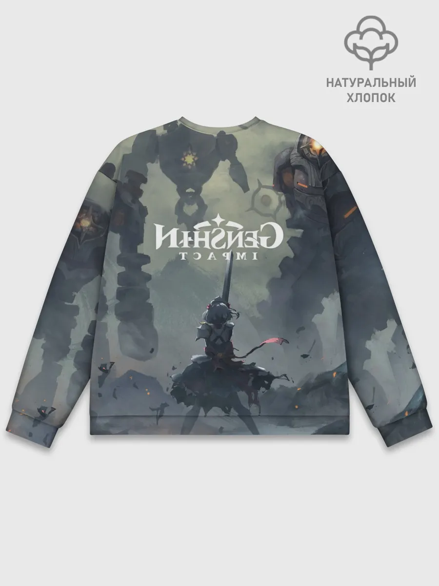 Мужской свитшот базовый / Genshin impact | Noelle
