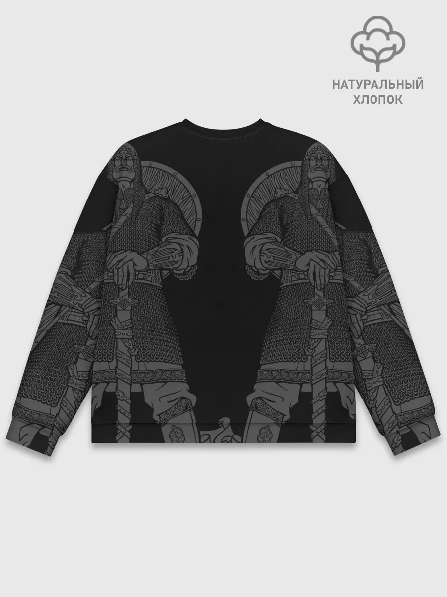 Мужской свитшот базовый / Русский богатырь