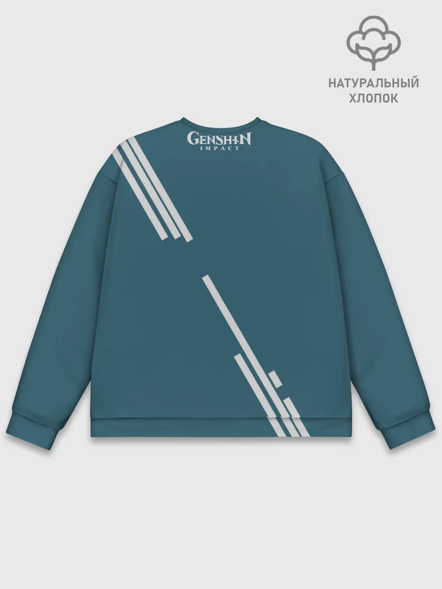 Мужской свитшот базовый / Кэйа - Genshin Impact