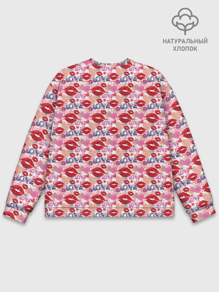 Мужской свитшот базовый / LOVE