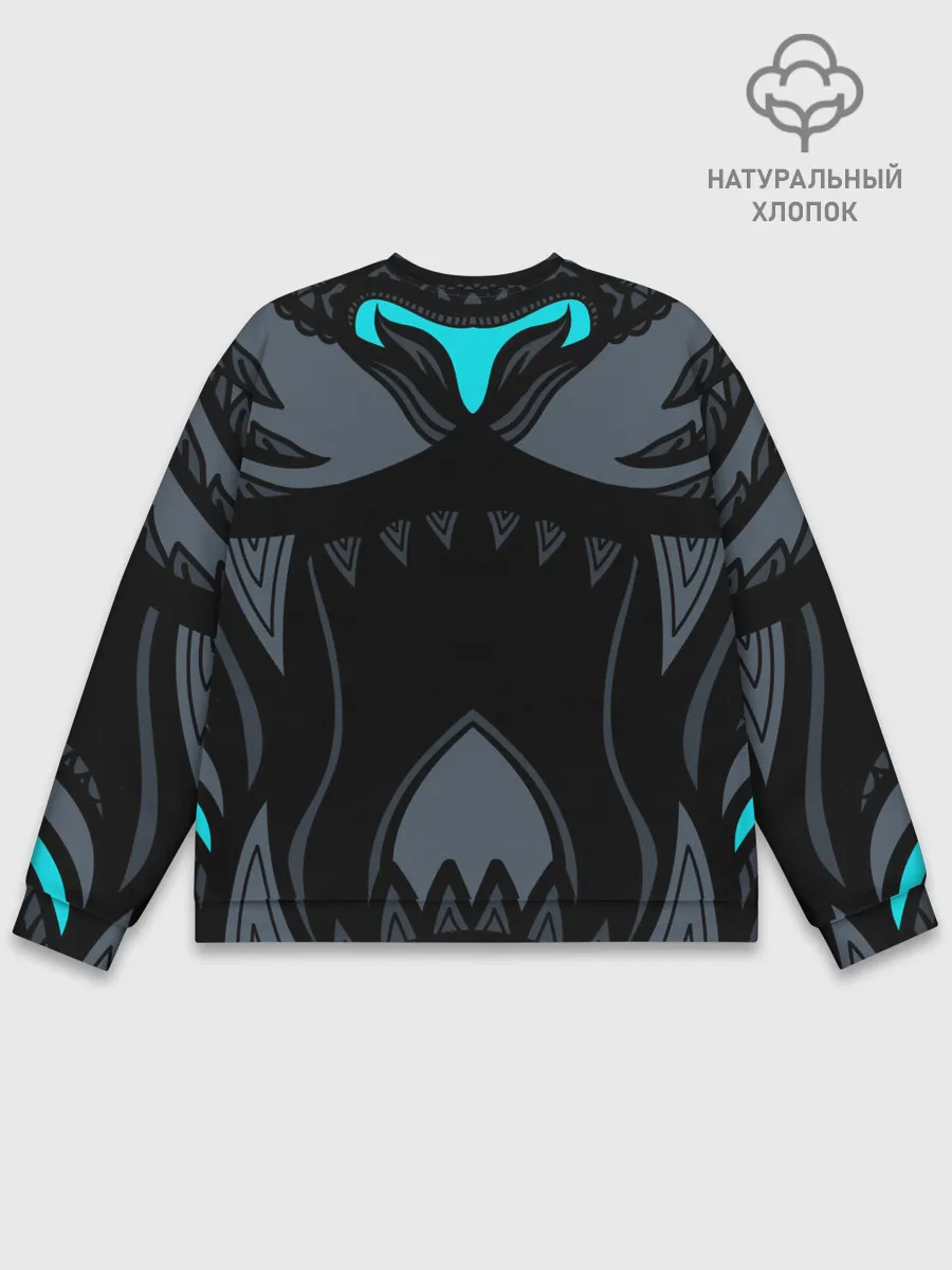Мужской свитшот базовый / Рисунок тигр