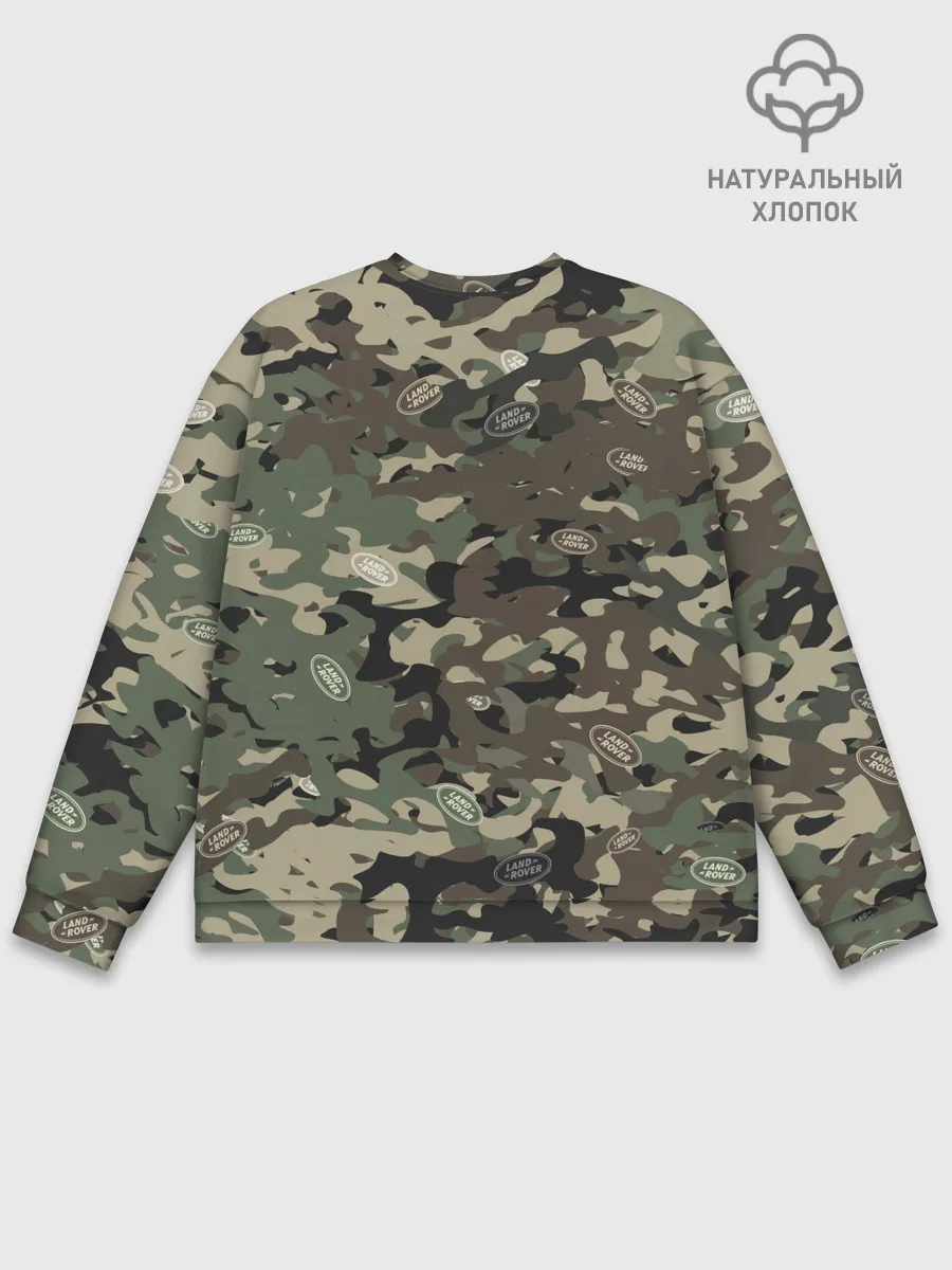 Мужской свитшот базовый / Камуфляж Land Rover
