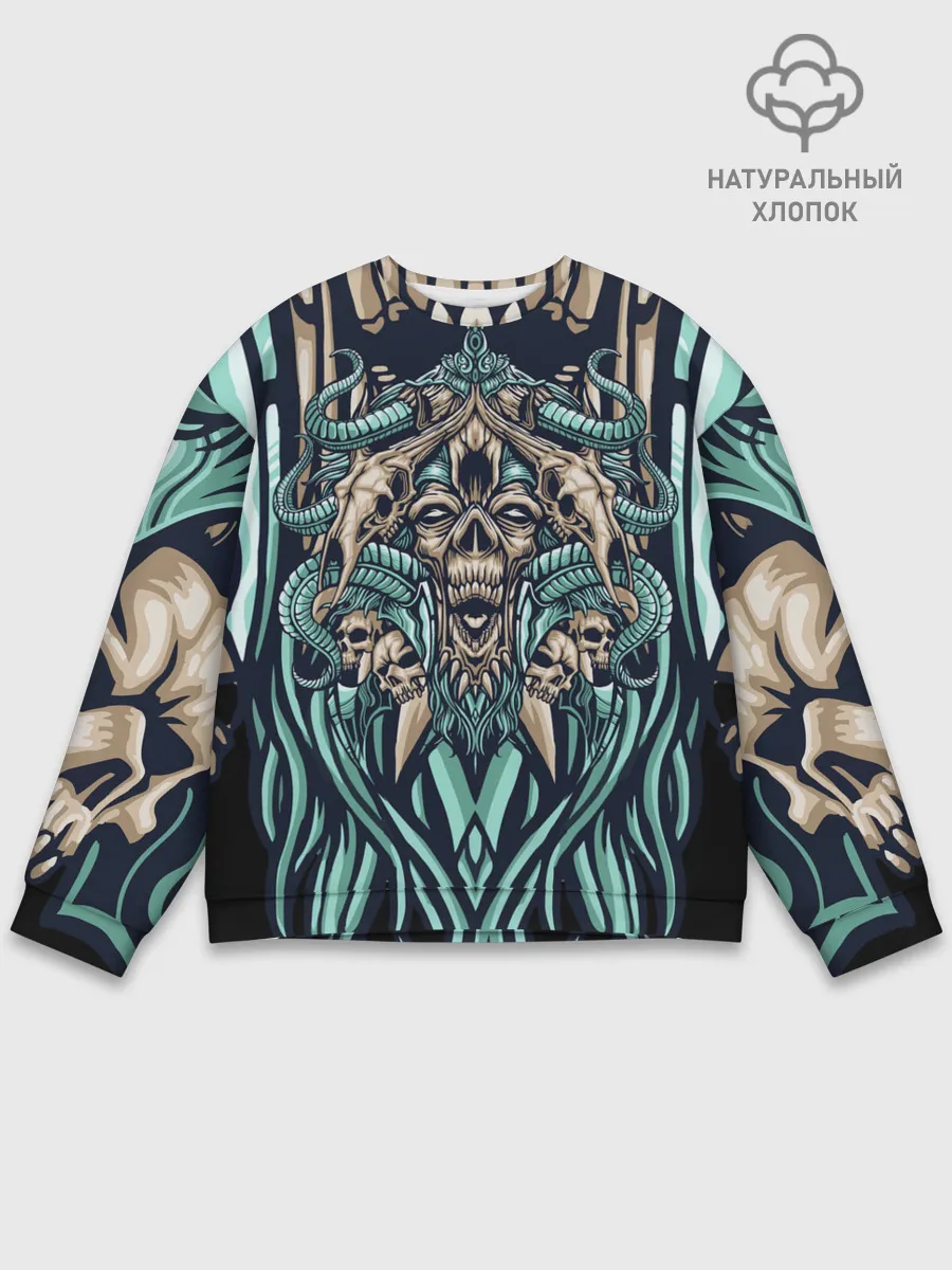 Мужской свитшот базовый / Древний зомби