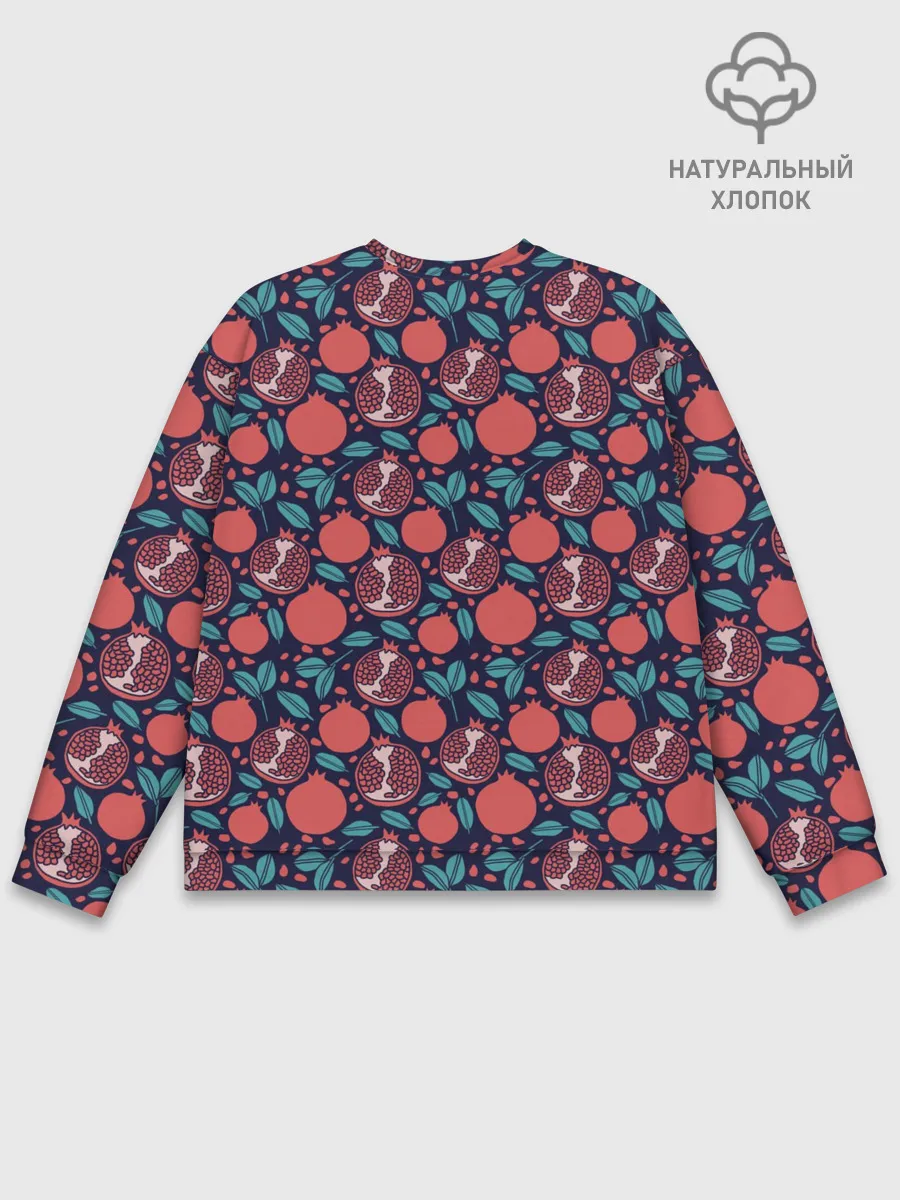 Мужской свитшот базовый / Гранат