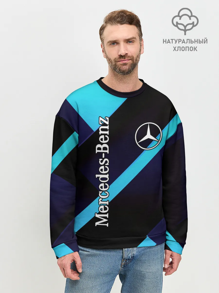 Мужской свитшот базовый / Mercedes Benz