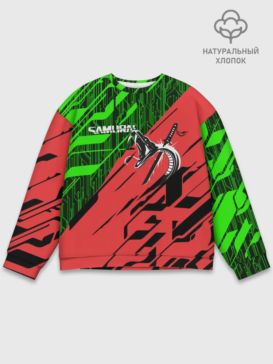 Мужской свитшот базовый / CYBERPUNK 2077