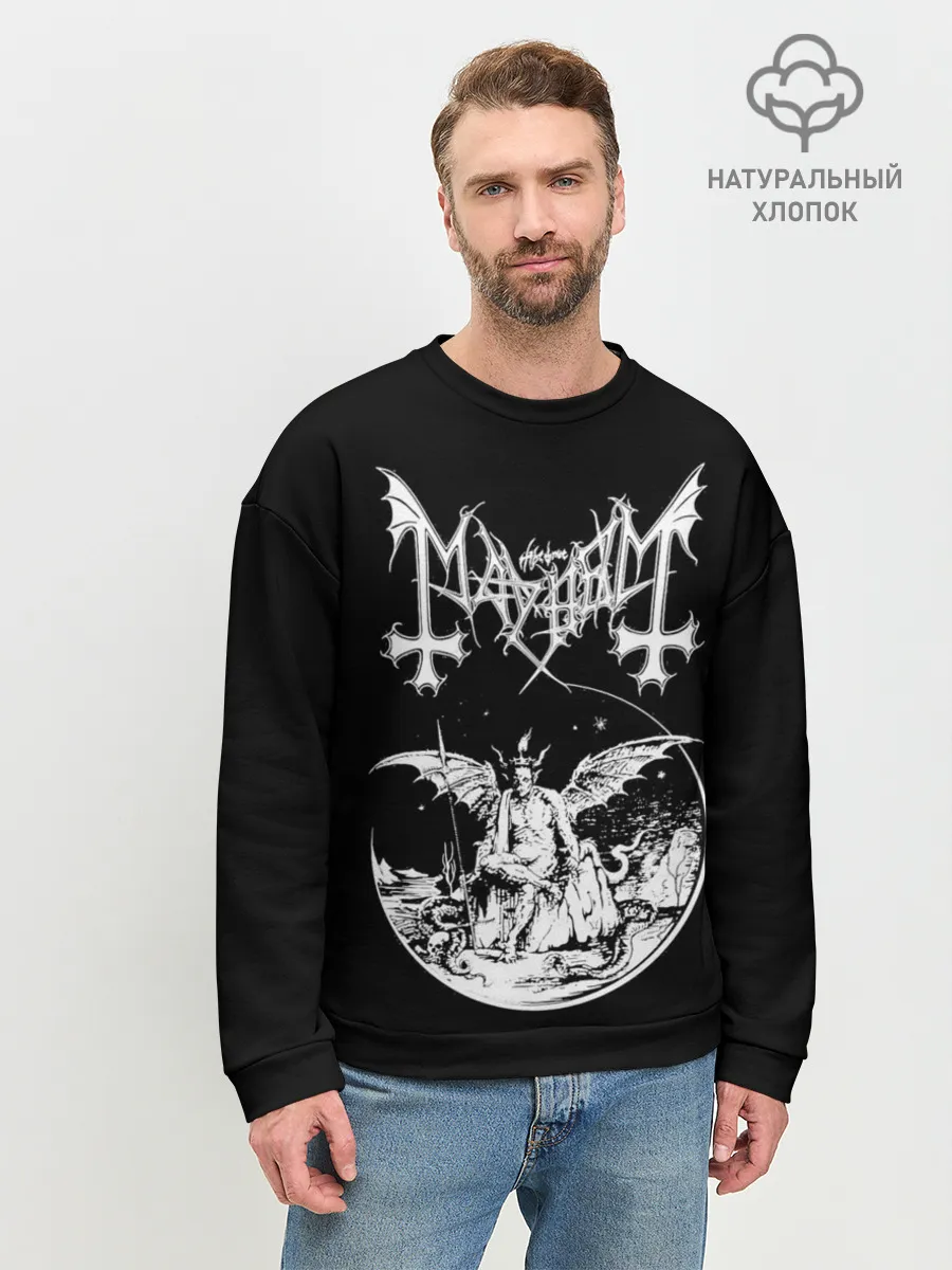 Мужской свитшот базовый / Mayhem