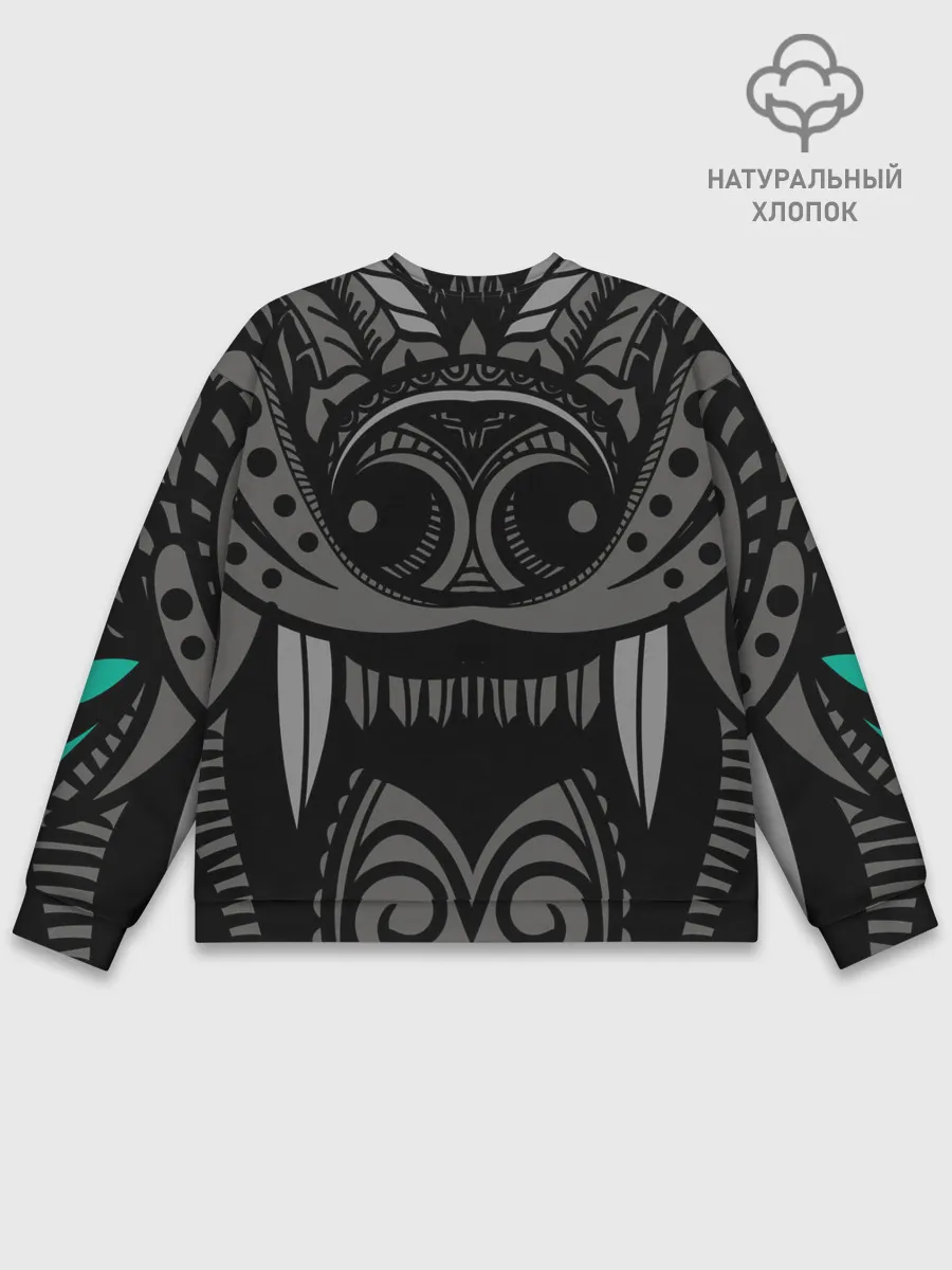 Мужской свитшот базовый / Рисунок волк