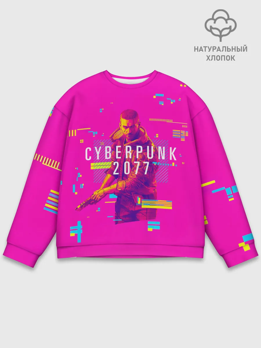 Мужской свитшот базовый / Cyberpunk 2077