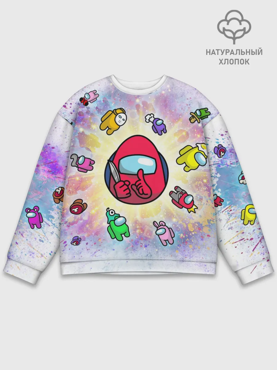 Мужской свитшот базовый / Among us space