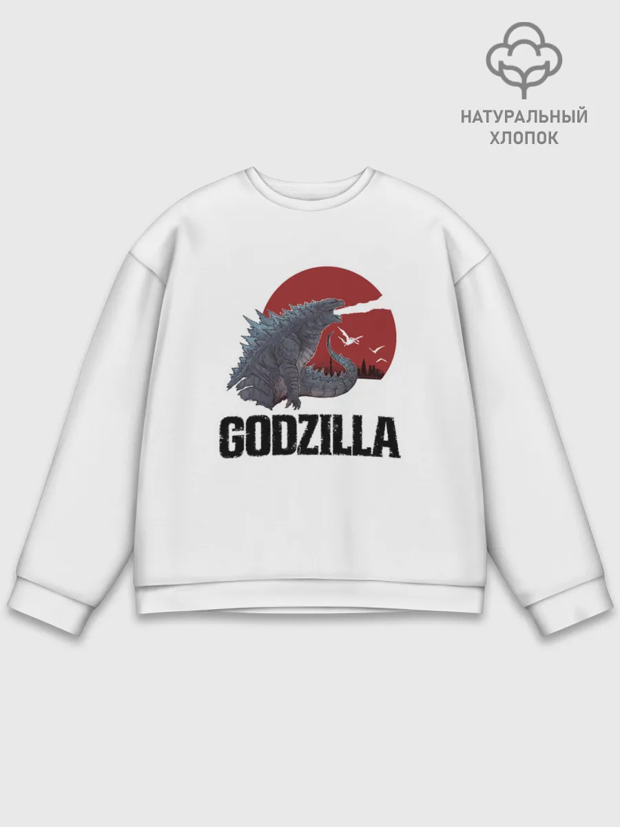 Мужской свитшот базовый / Годзилла