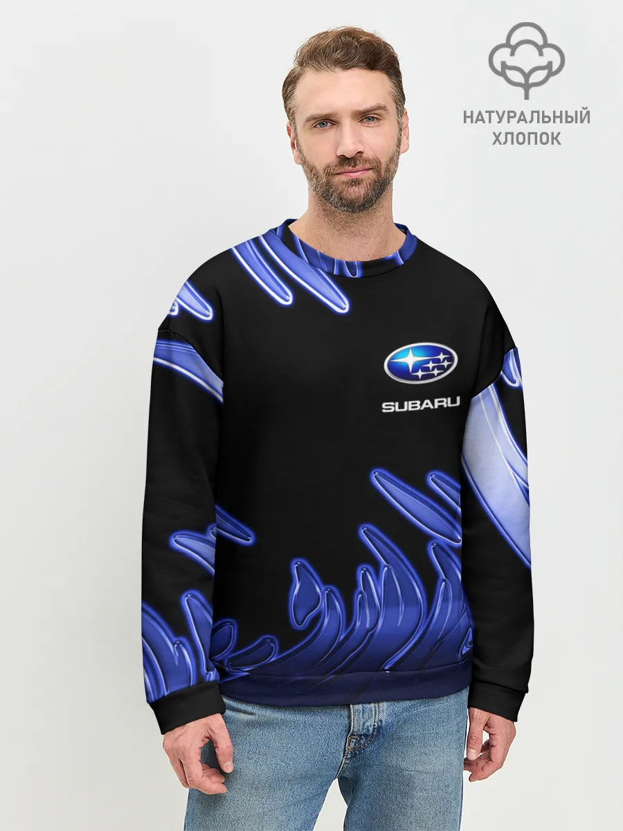 Мужской свитшот базовый / Subaru