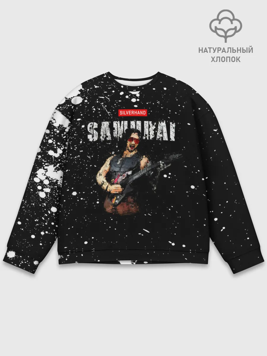 Мужской свитшот базовый / SAMURAI Cyberpunk 2077