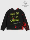 Мужской свитшот базовый / WAKE THE F*** UP SAMURAI