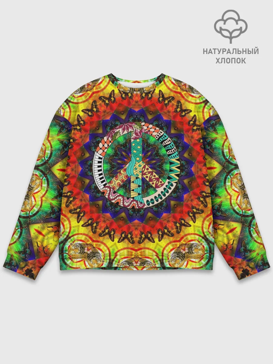 Мужской свитшот базовый / Хиппи