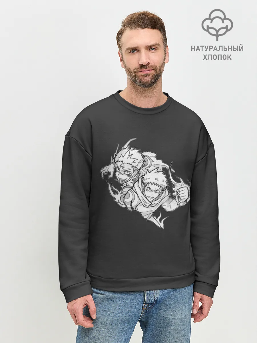 Мужской свитшот базовый / Сукуна/Итадори