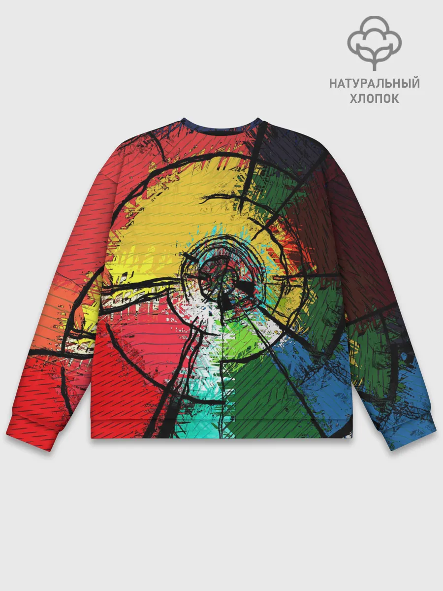 Мужской свитшот базовый / Центрифуга красок