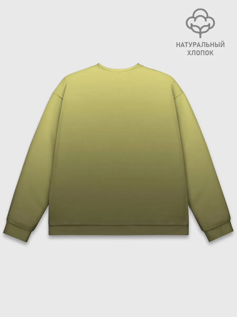 Мужской свитшот базовый / много черных котов