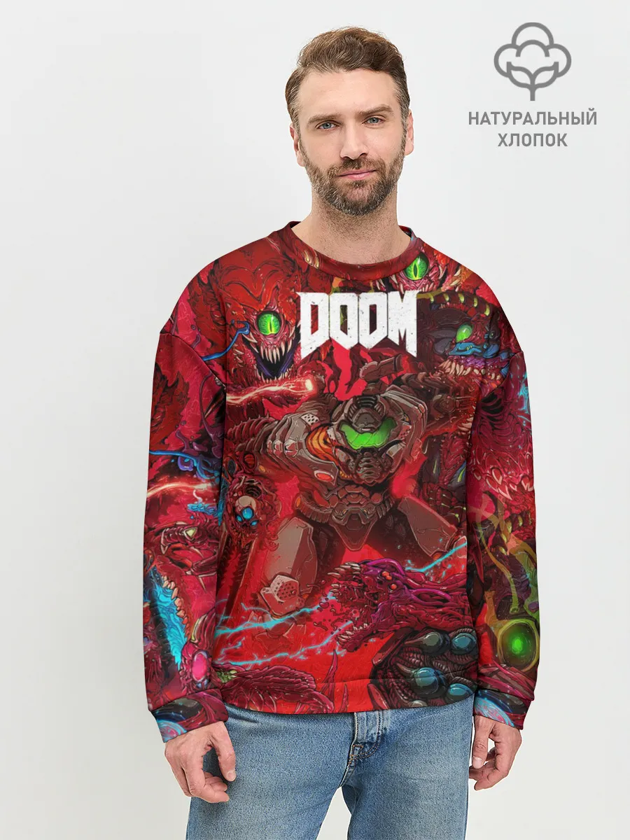 Мужской свитшот базовый / Doom | Палач Рока