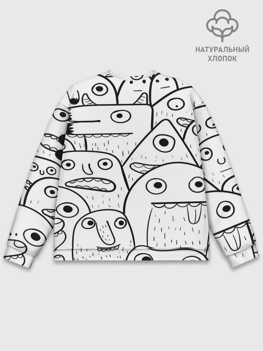 Мужской свитшот базовый / Рожицы