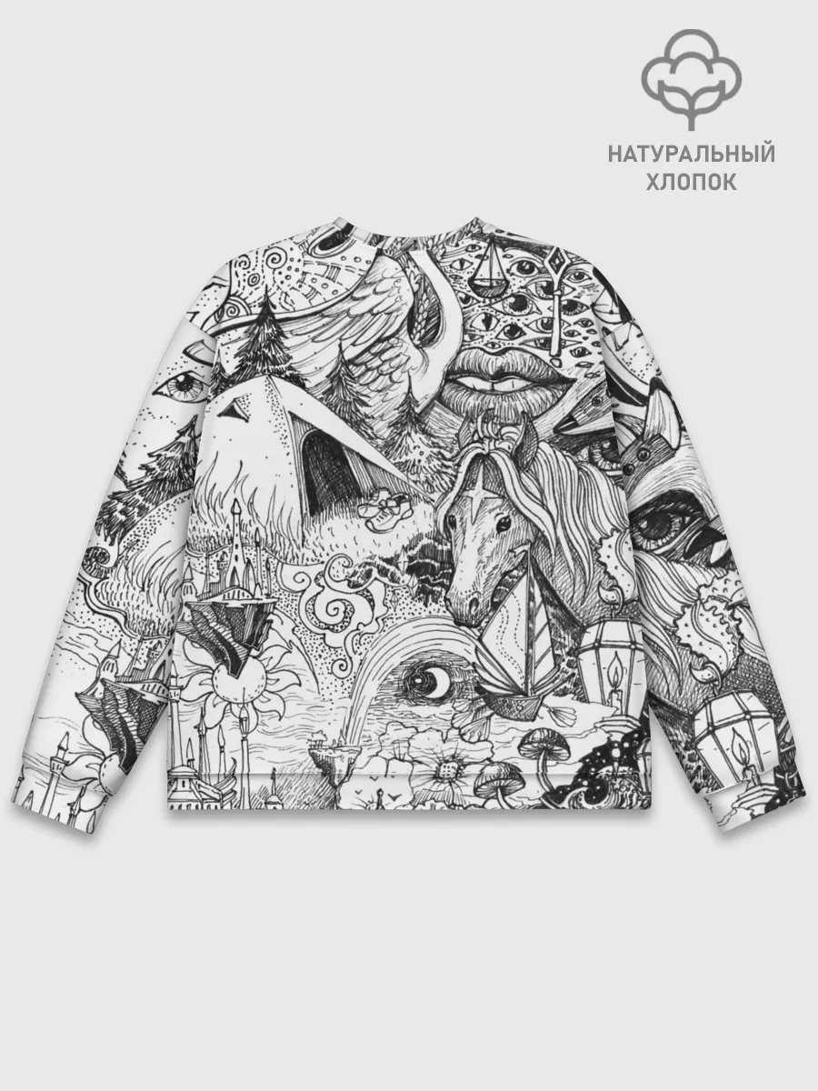 Мужской свитшот базовый / дудлогод