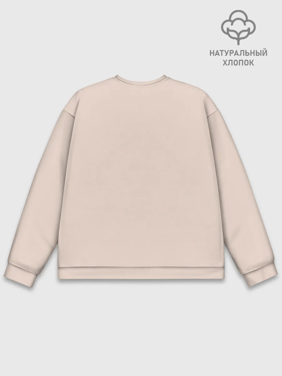 Мужской свитшот базовый / Мопсы | Тату мастер