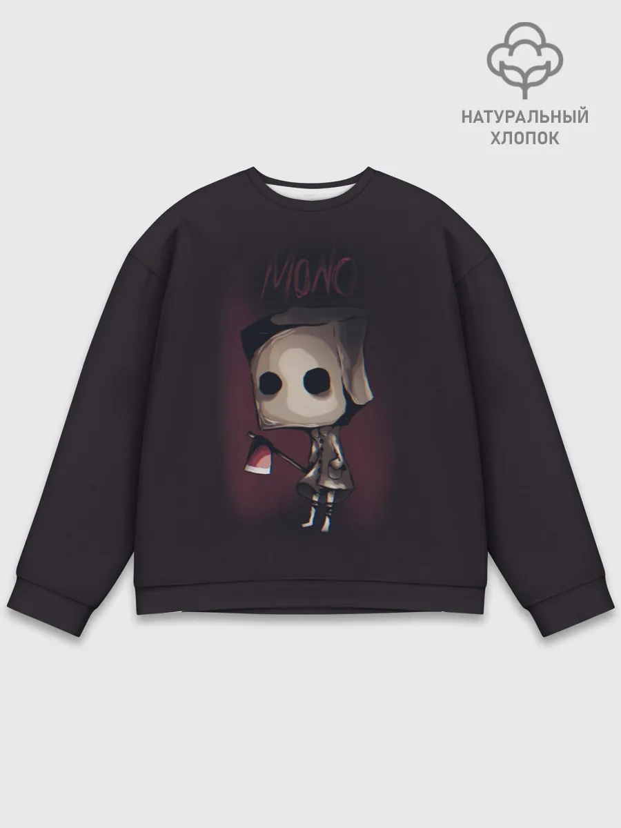 Мужской свитшот базовый / Little Nightmares 2 mono