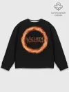 Мужской свитшот базовый / Valheim - огненный круг