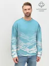 Мужской свитшот базовый / Волны