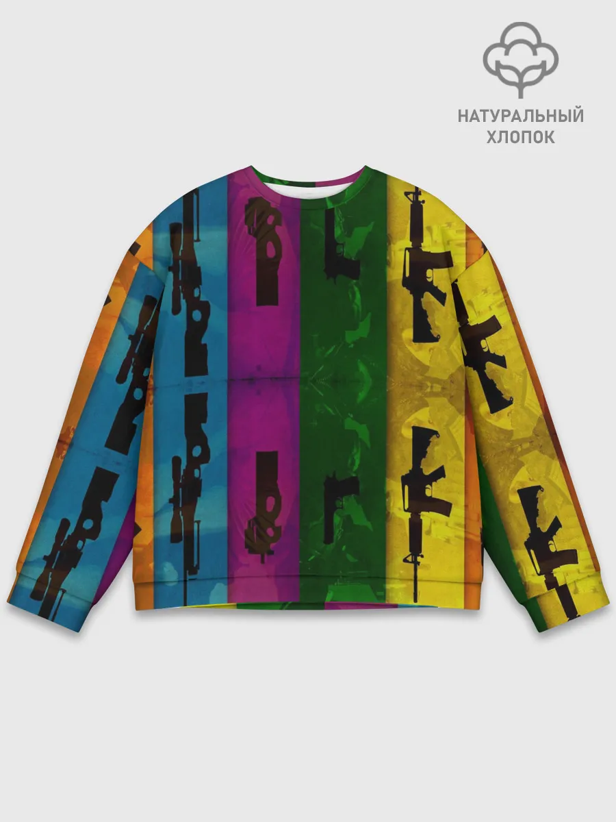 Мужской свитшот базовый / Кс го оружие