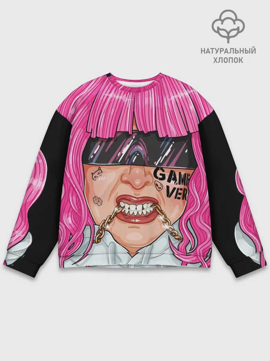 Мужской свитшот базовый / МС КИСУЛЯ 3D