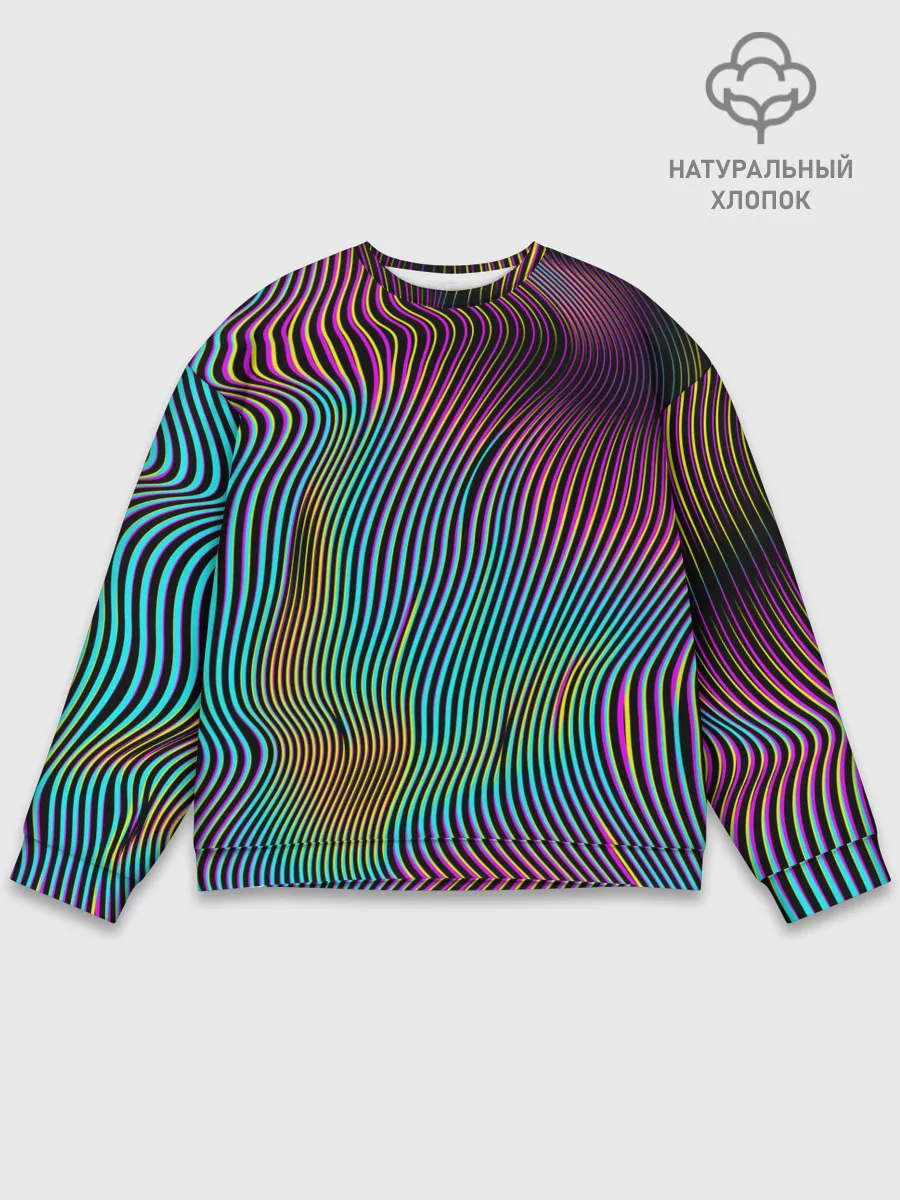 Мужской свитшот базовый / Современная абстракция