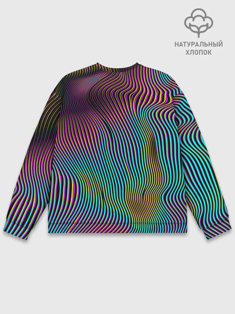 Мужской свитшот базовый / Современная абстракция