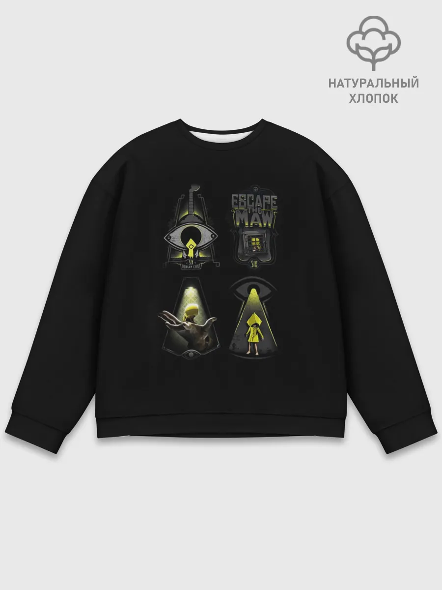 Мужской свитшот базовый / Little Nightmares 2 арт