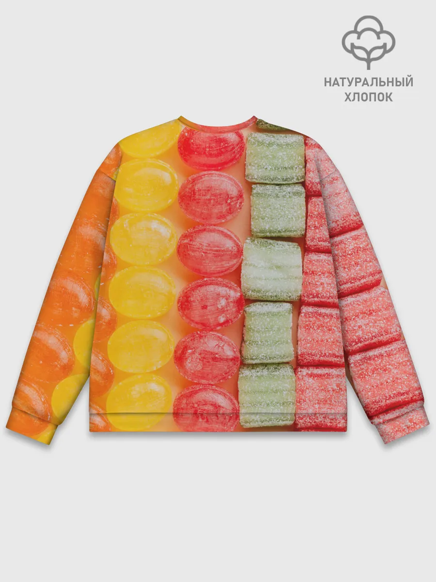 Мужской свитшот базовый / Мармеладки леденцы