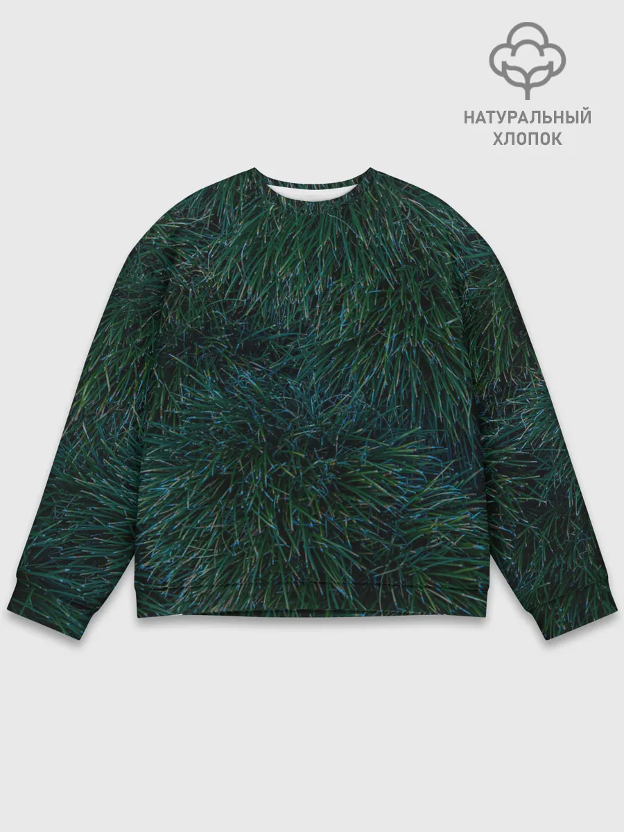 Мужской свитшот базовый / Хвойная нежность