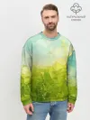 Мужской свитшот базовый / Природная Абстракция