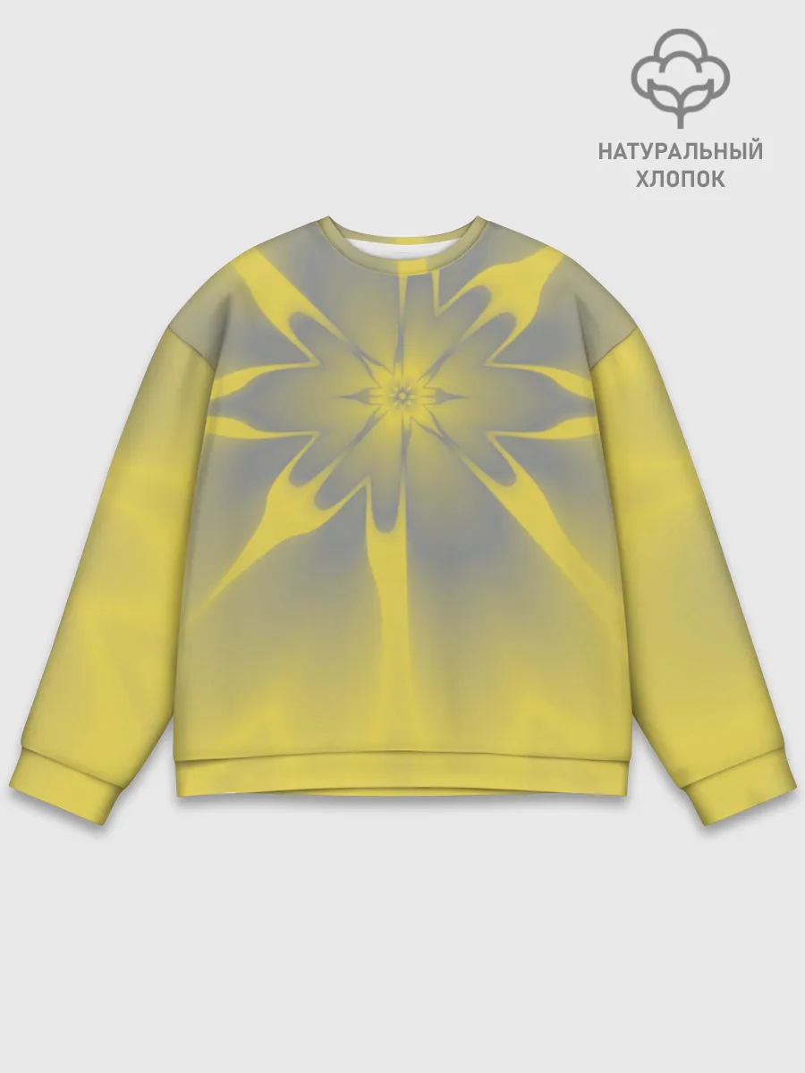 Мужской свитшот базовый / Абстракция