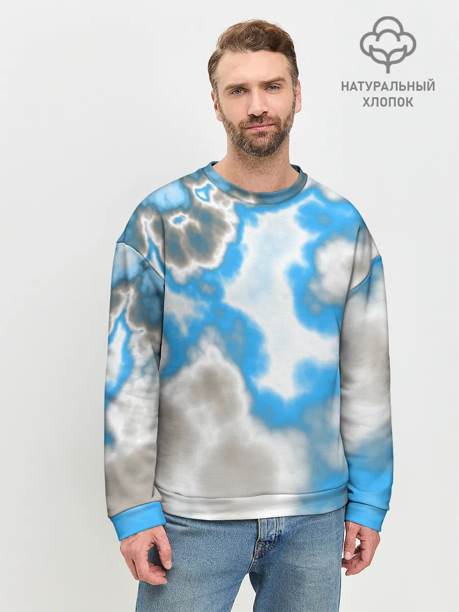 Мужской свитшот базовый / Абстракция