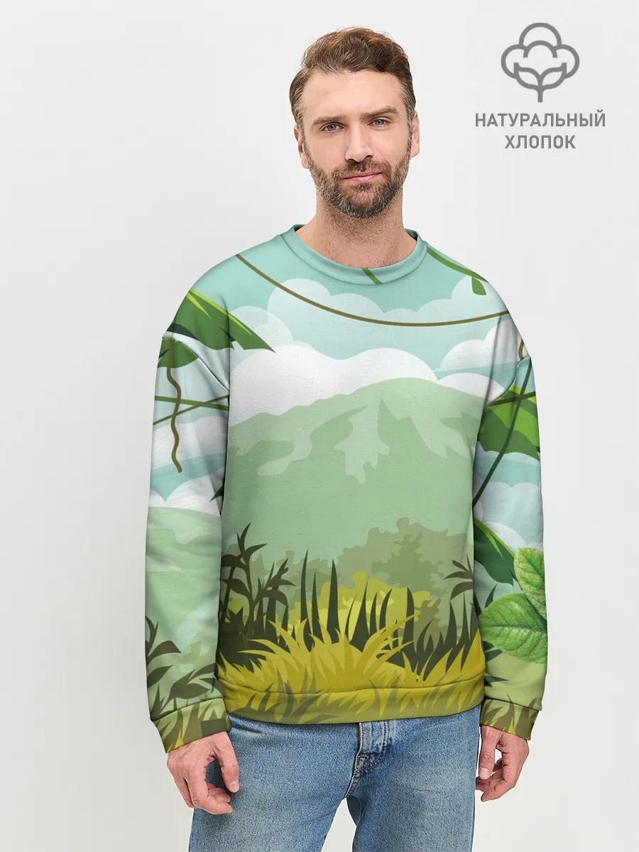 Мужской свитшот базовый / Тропики