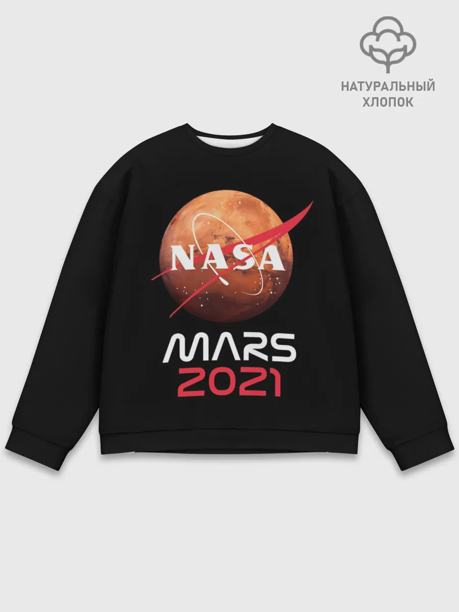 Мужской свитшот базовый / NASA Perseverance