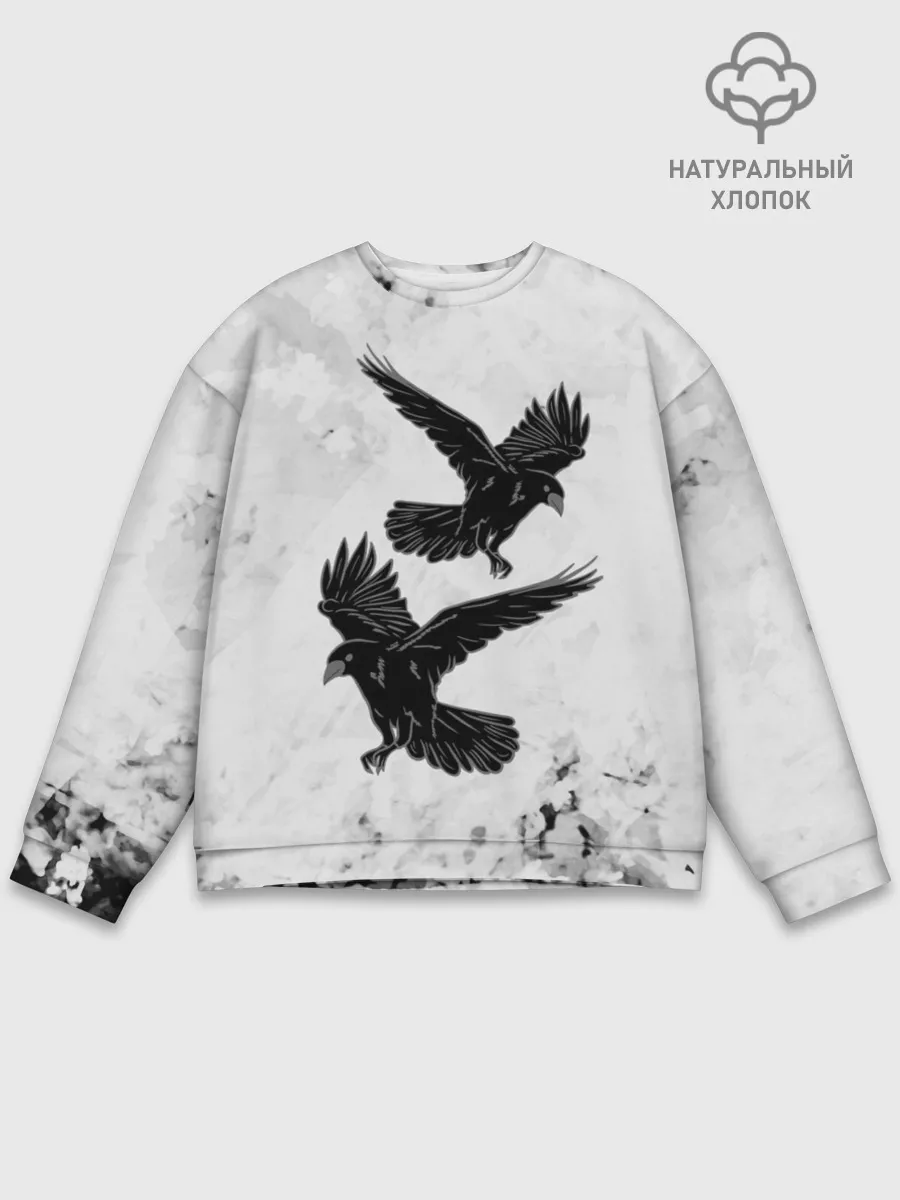 Мужской свитшот базовый / Gothic crows
